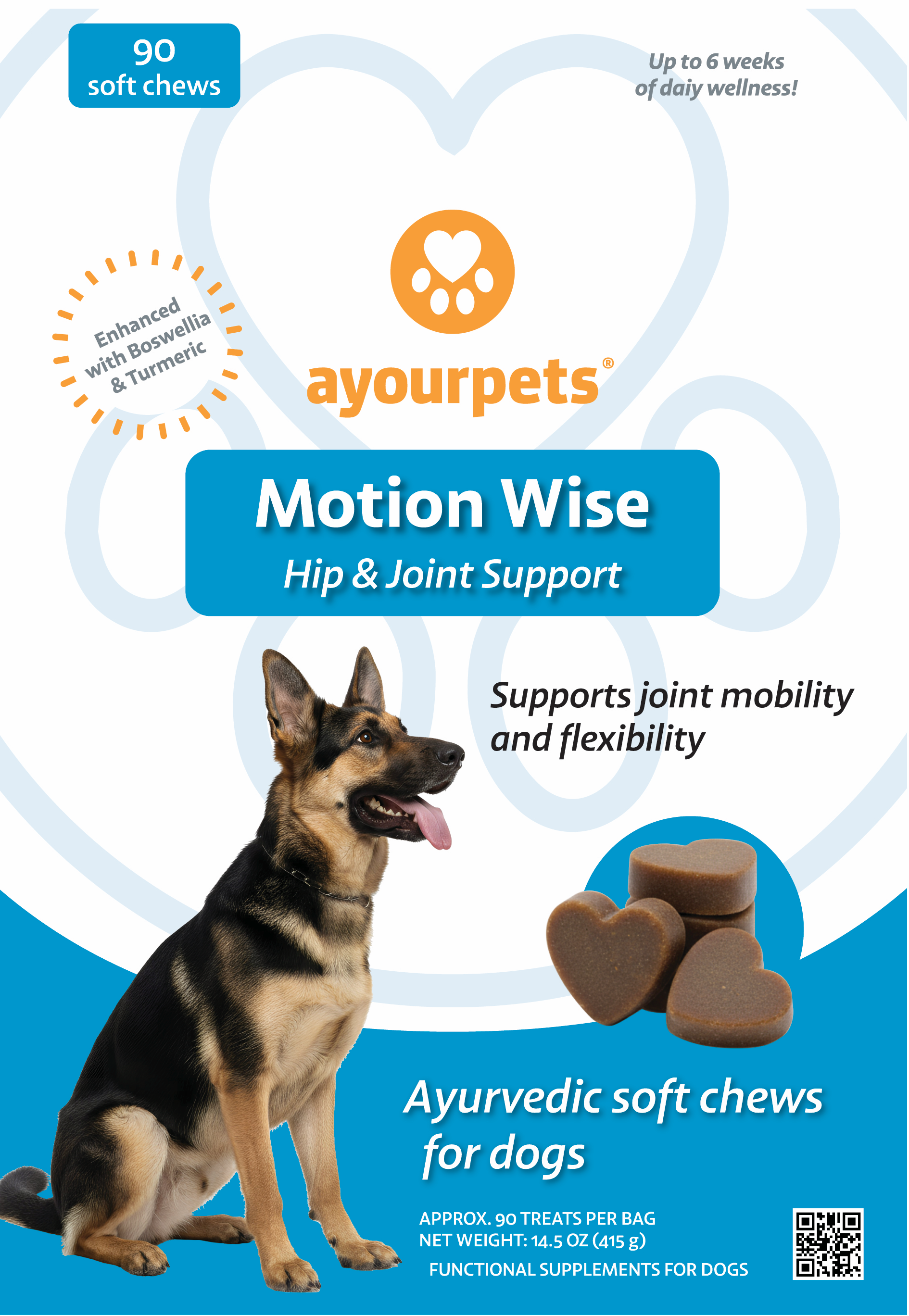 AYOURPETS Motion Wise Hip & Joint Support