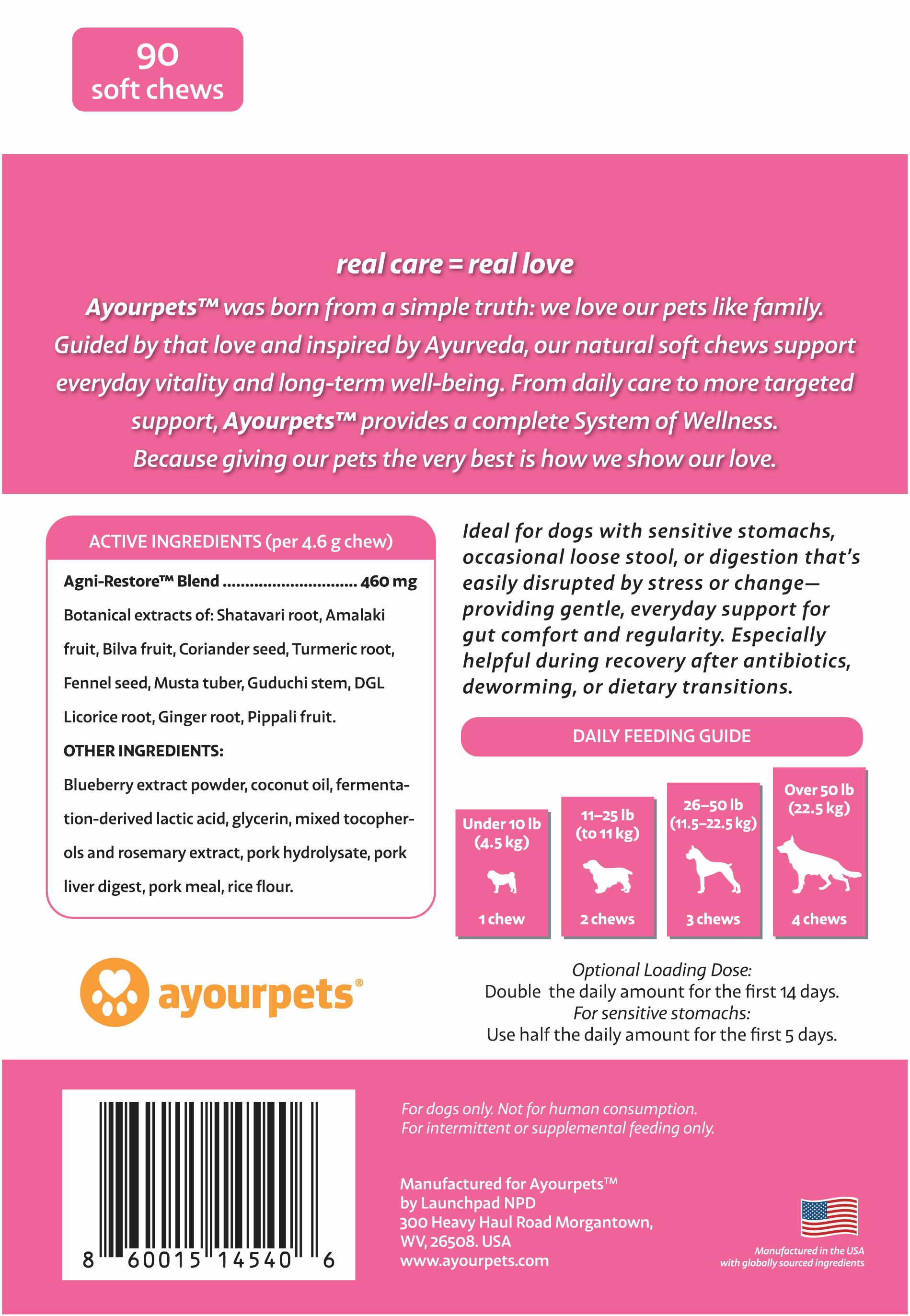 AYOURPETS Tummy Trust Gentle Digestive Support
